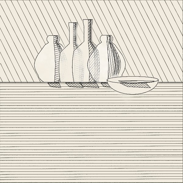 Hatched Still Life
