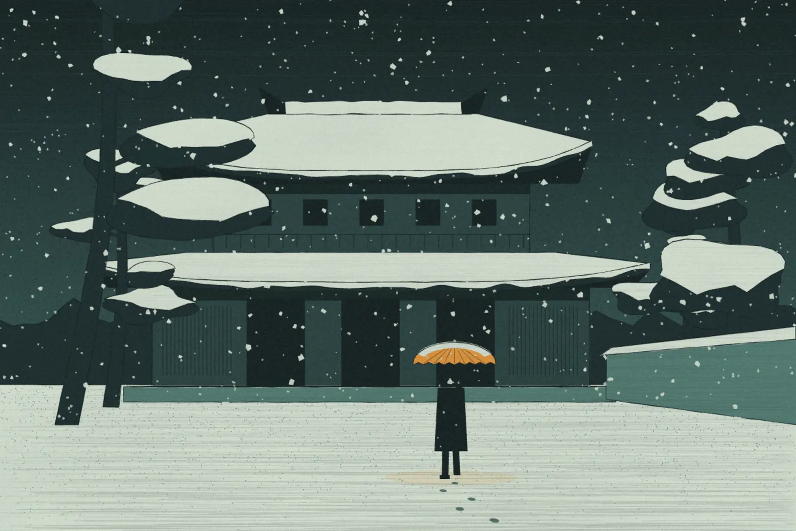 The Gate in Snow