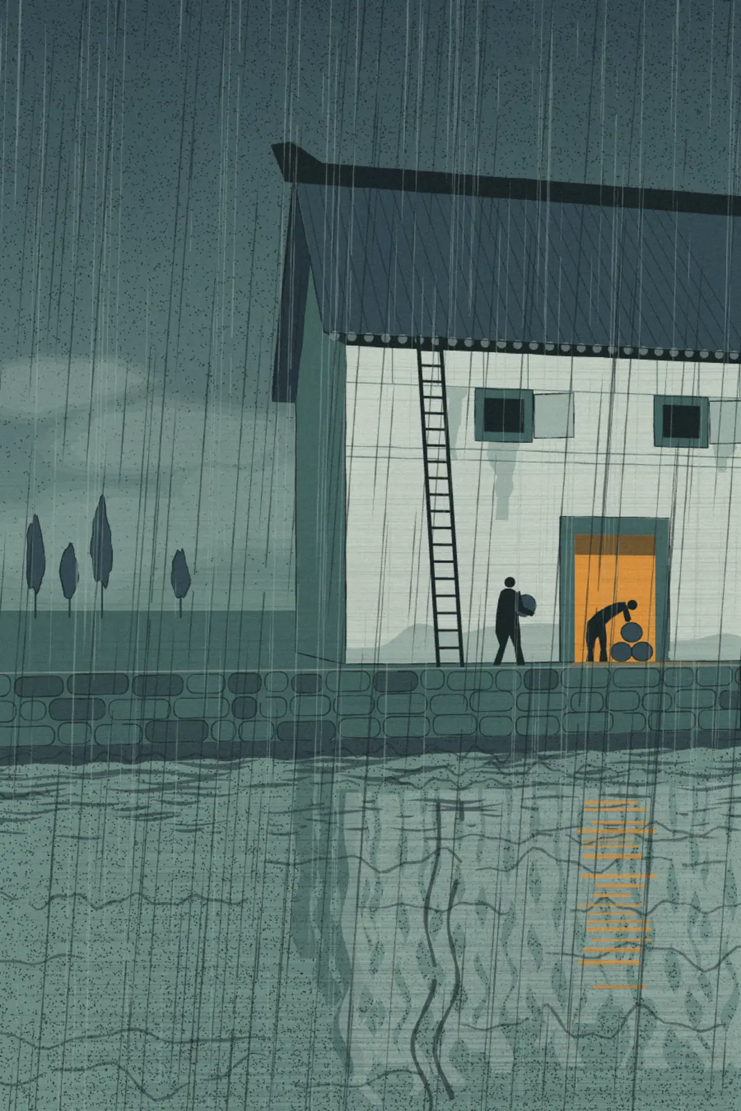 Rain at the Storehouse