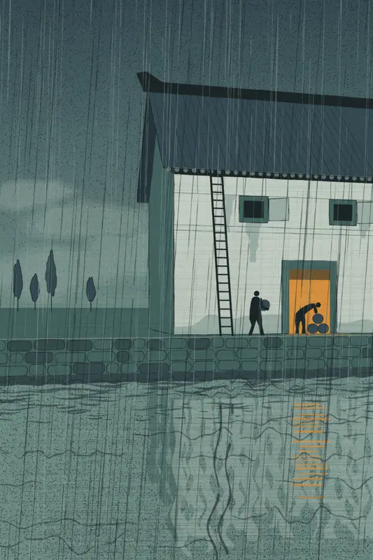 Rain at the Storehouse